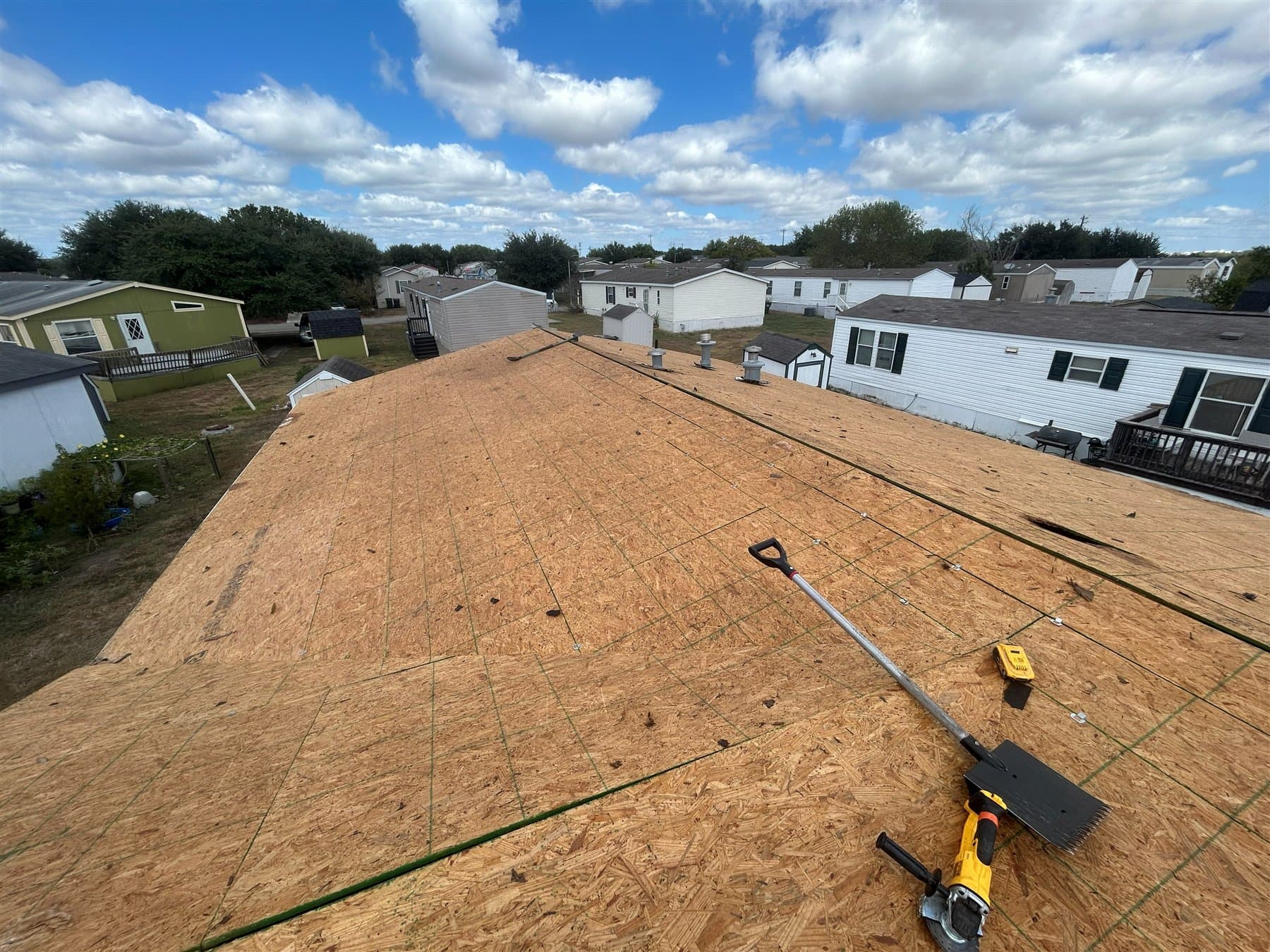 Before - Complete Shingle Re-Roof - San Marcos